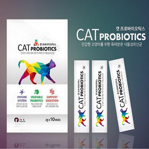캣 프로바이오틱스 고양이 유산균 (2g*10)*3pack 한달분